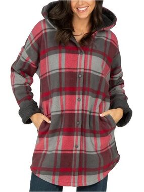 Boston Traders Women's Long Hooded Shacket